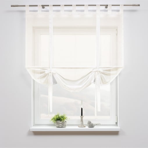 Roleta Roma 110x150 prześwitujący ecru