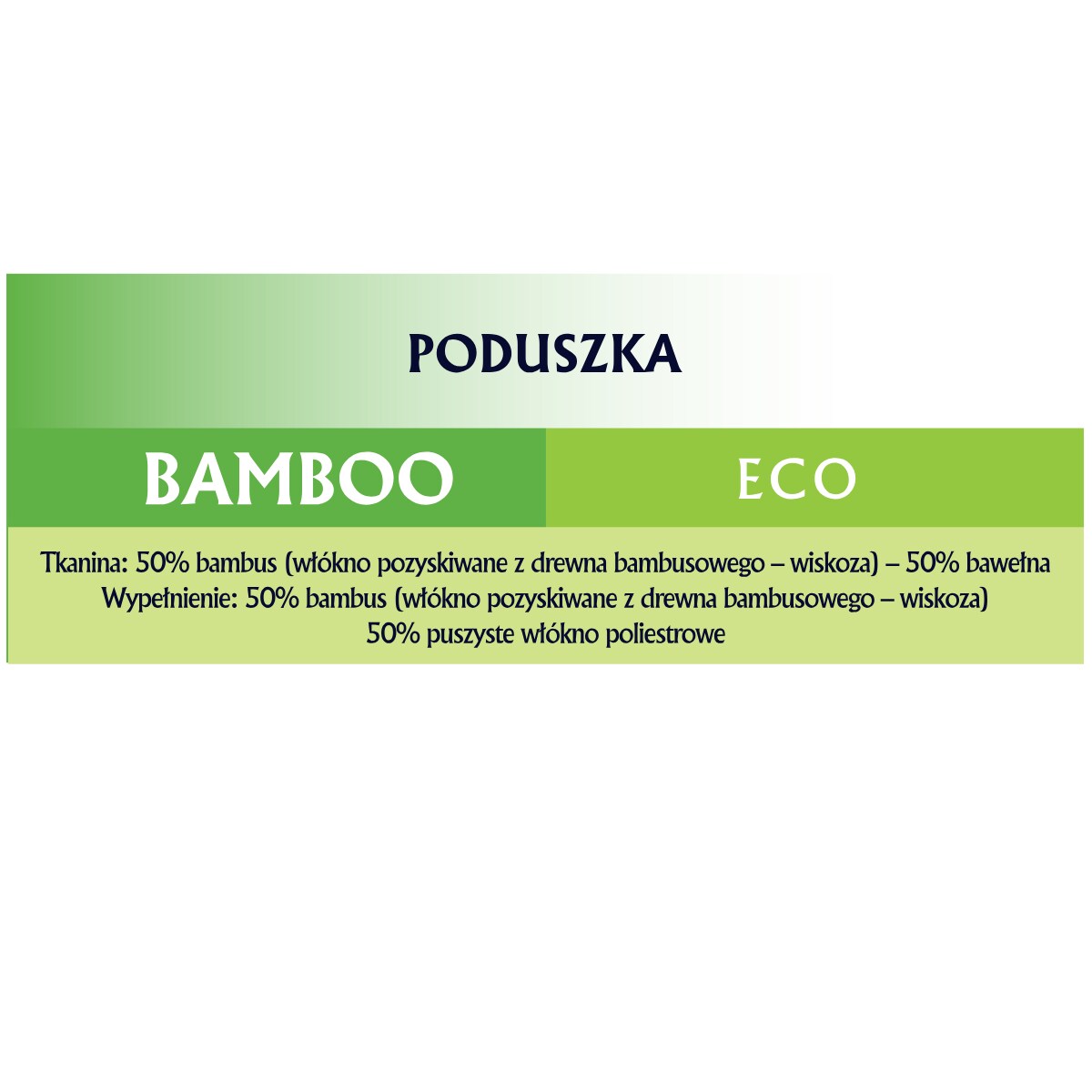 Poduszka 40x60 BAMBOO ECO Senna Home