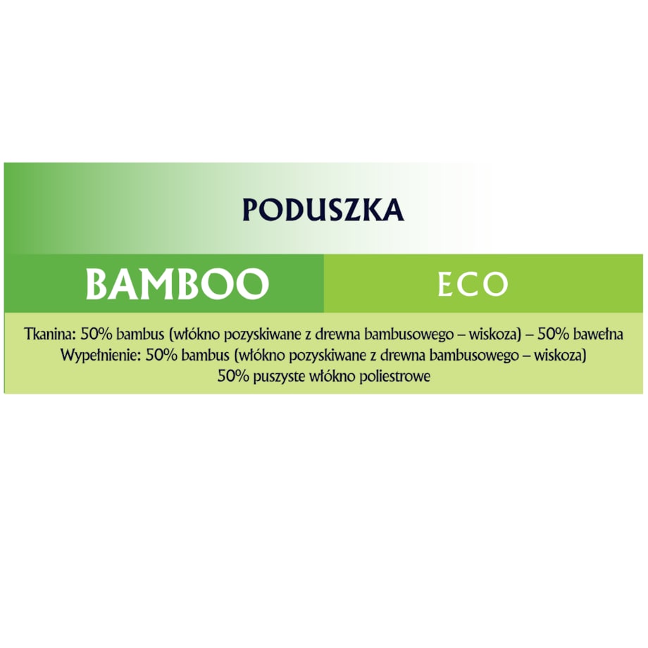 Poduszka 40x60 BAMBOO ECO Senna Home