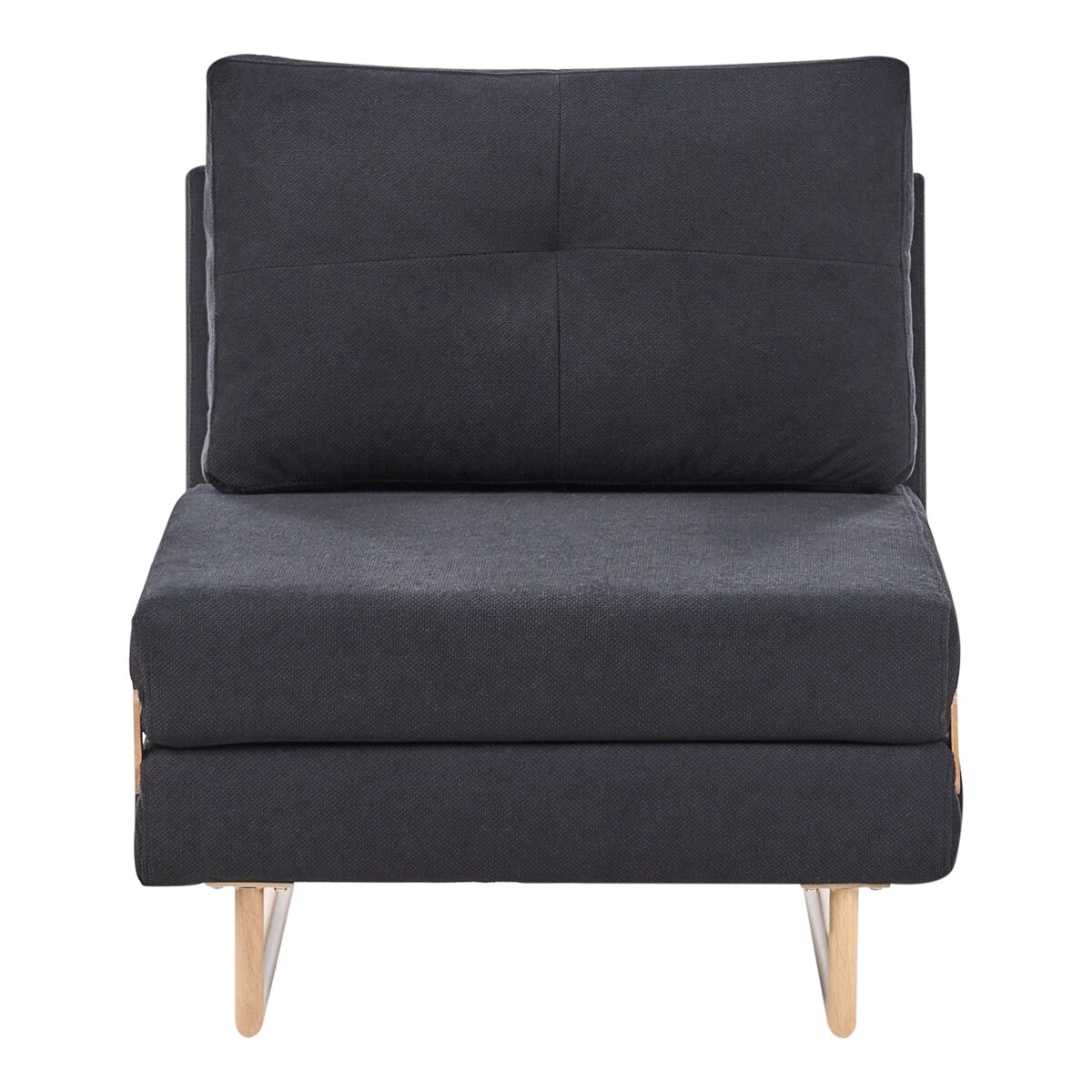 Sofa rozkładana jednoosobowa JERSLEV Czarny