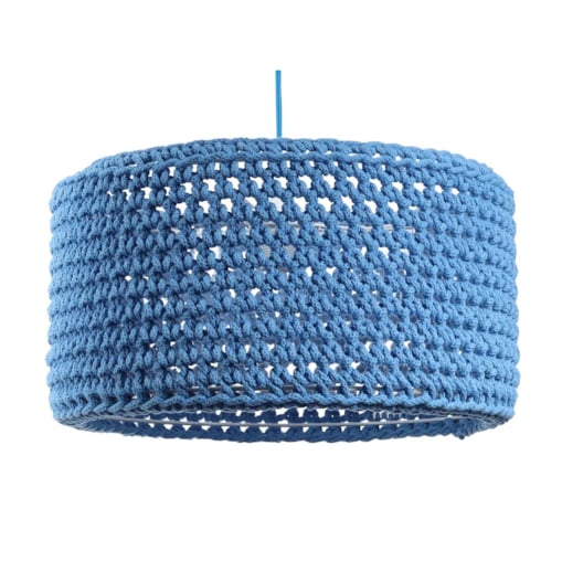 Lampa wisząca COTTON 40 niebieska