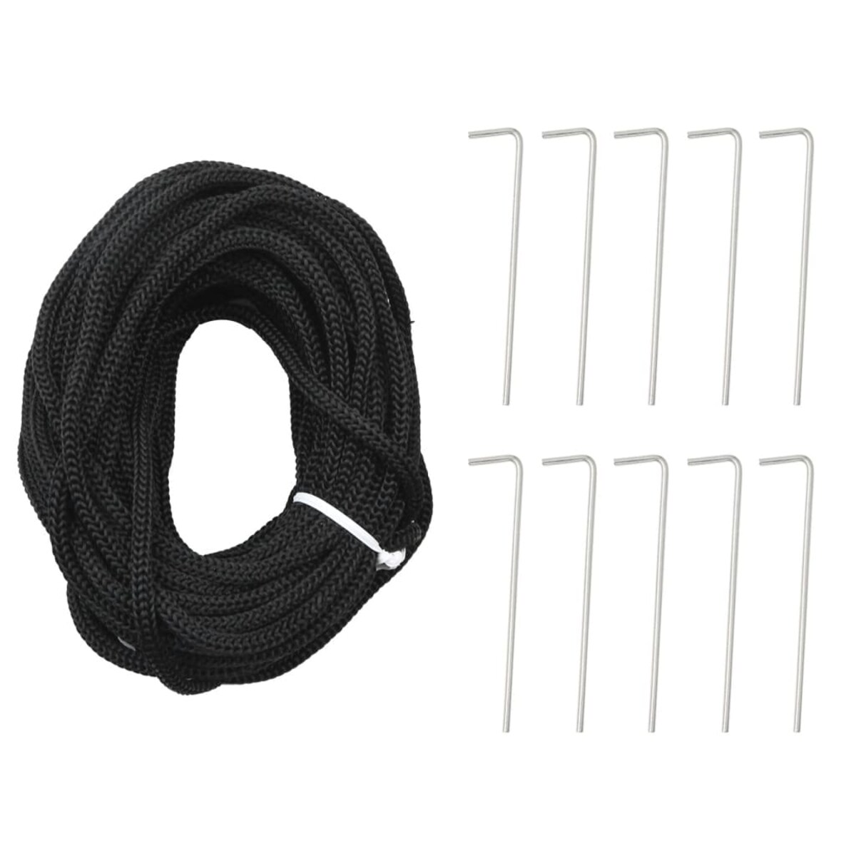 vidaXL Choinka do montażu na maszcie, 310 niebieskich LED, 300 cm