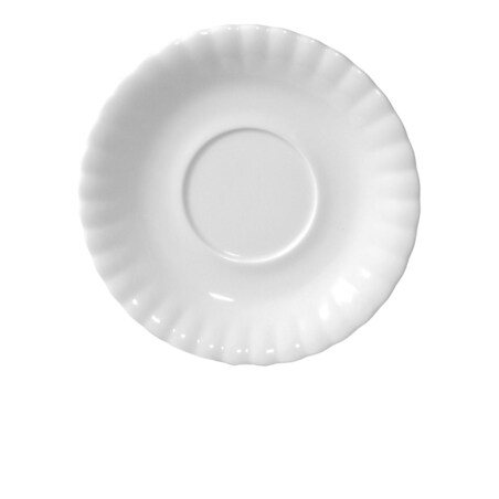 Zestaw filiżanek ze spodkami dla 6 osób 12 el. Iwona Biała C000