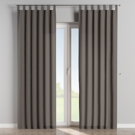 Zasłona na szelkach 1 szt. 130x245 grafit