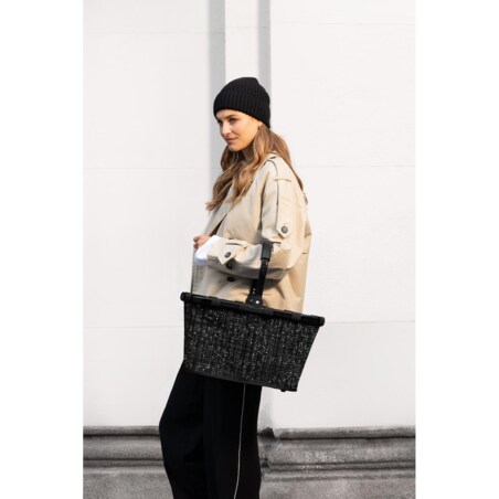 Koszyk CARRYBAG, bouclé black