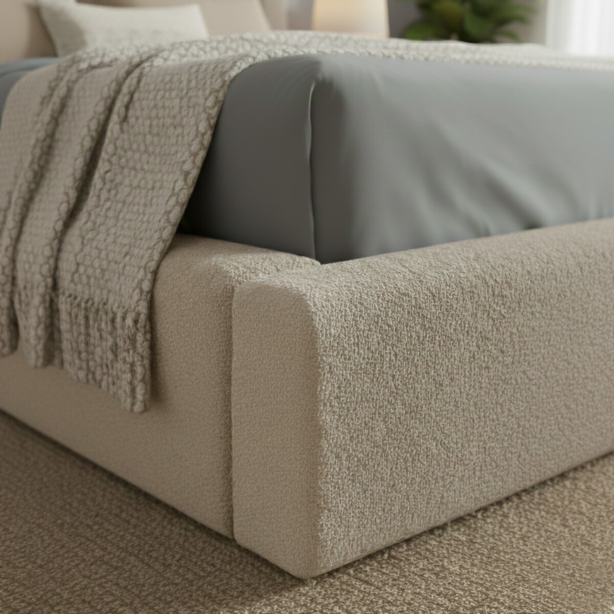 Łóżko Tapicerowane Bellagio 140X200 Stelaż Pojemnik Na Pościel Loop 06