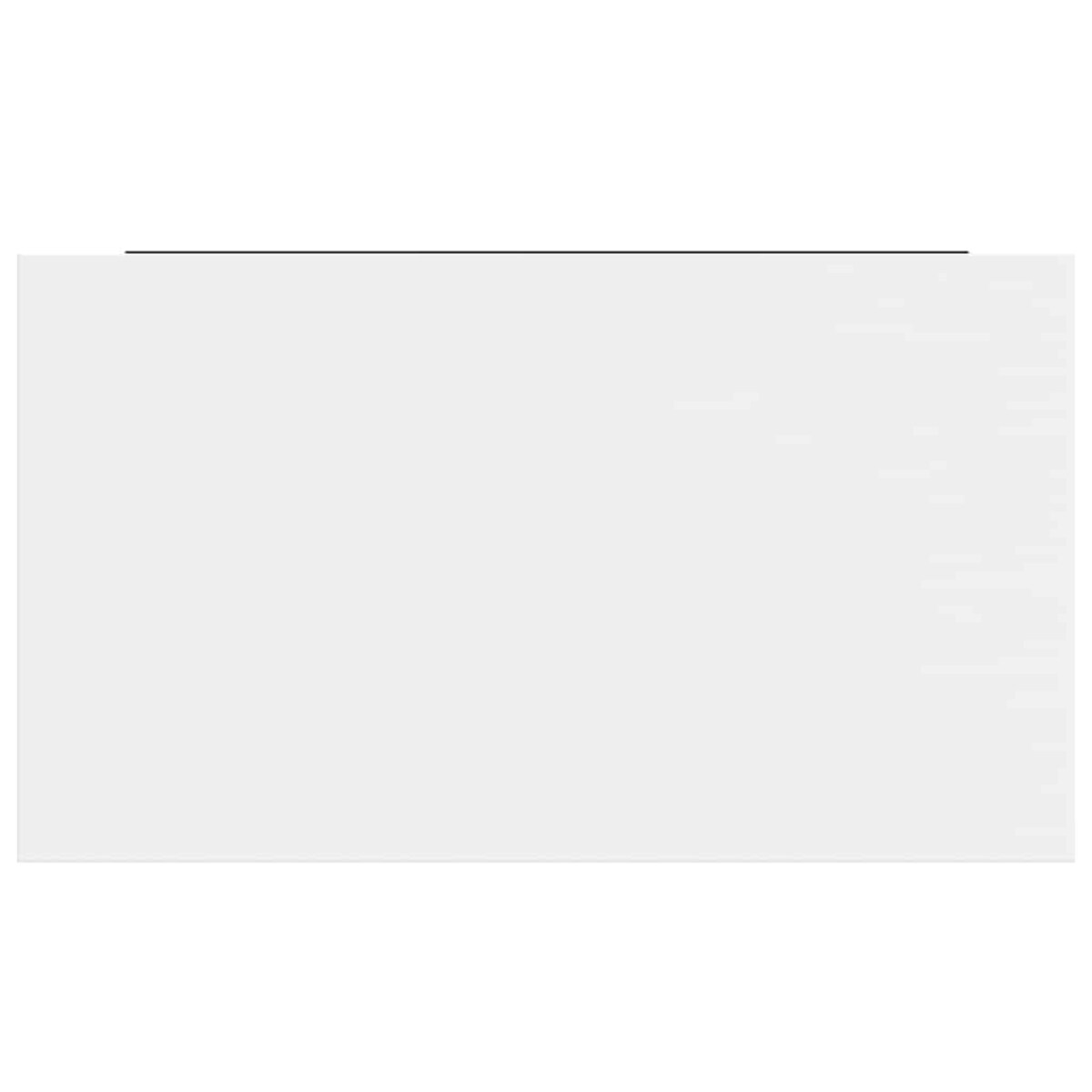 vidaXL Półka ścienna, biała, wysoki połysk, 40x23x3,8 cm, MDF