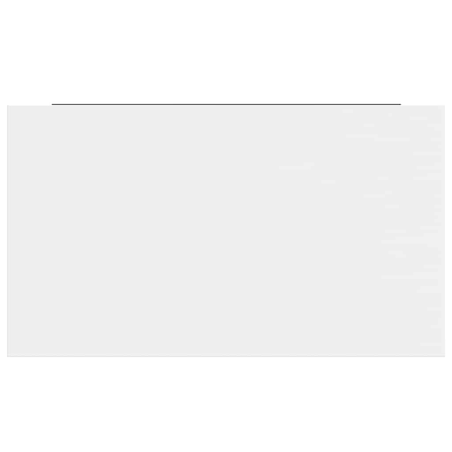 vidaXL Półka ścienna, biała, wysoki połysk, 40x23x3,8 cm, MDF