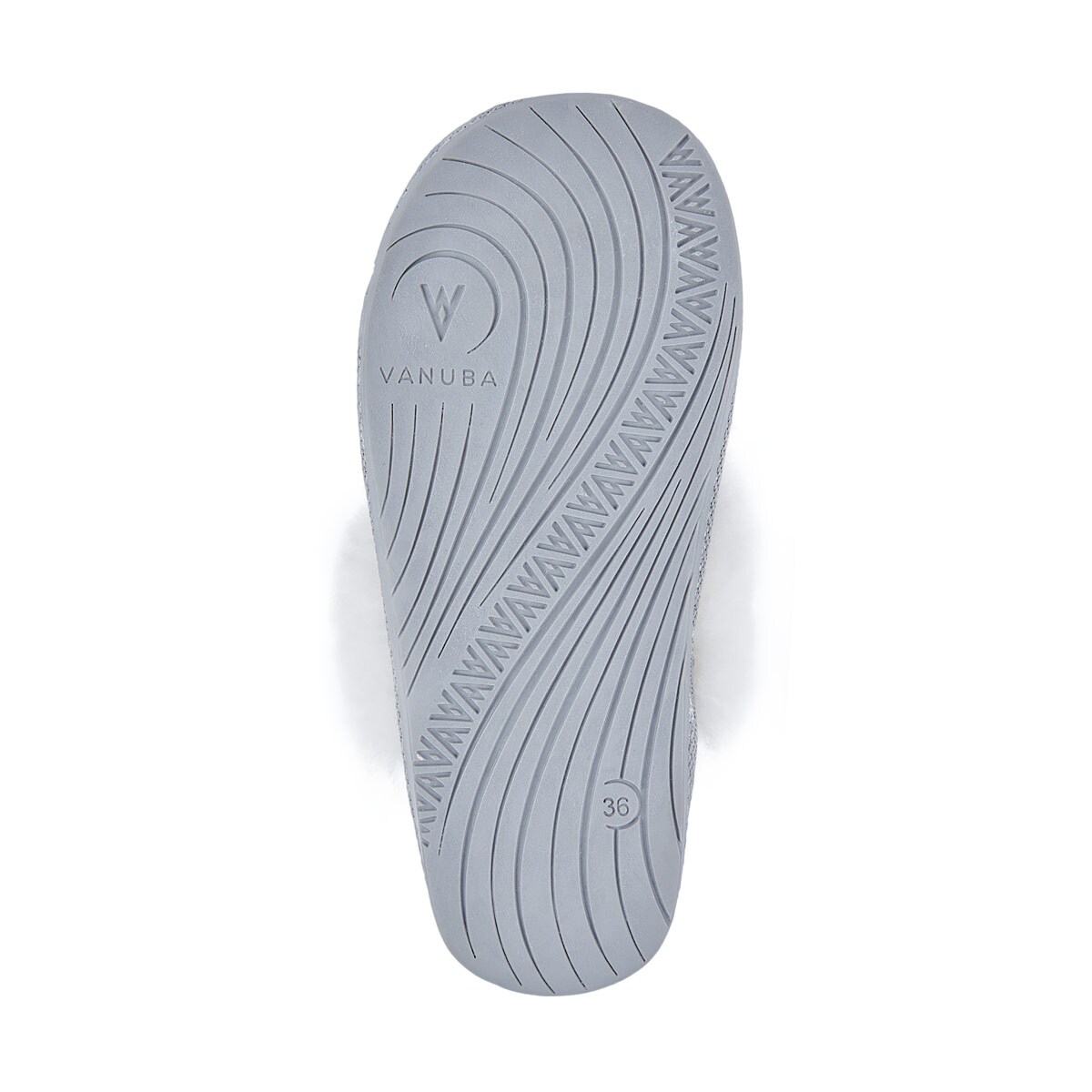 KAPCIE DAMSKIE CASHMERE POPIELATO-BIAŁE 38
