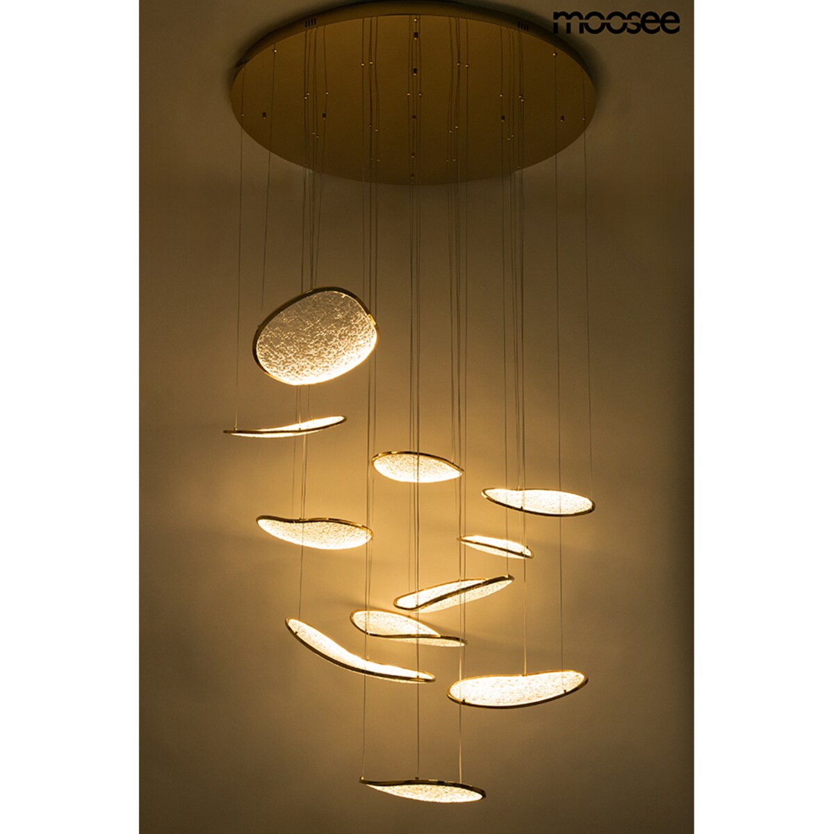 MOOSEE lampa wisząca MEDUSA LED złota