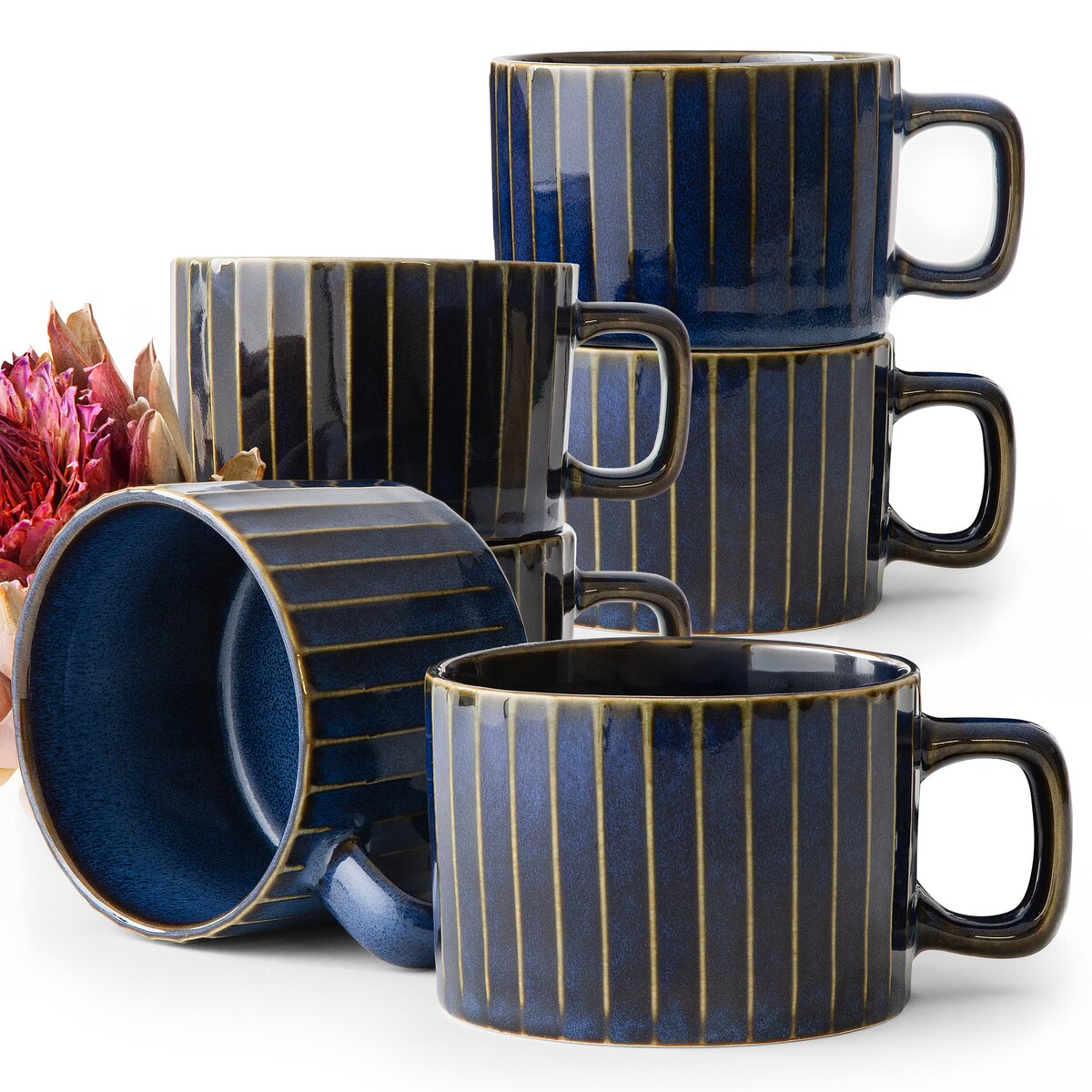 Konsimo AD STRIPES Filiżanka do kawy 6 szt.