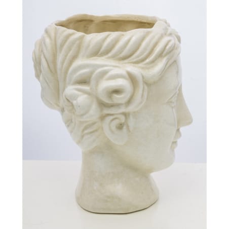 Osłonka kamionkowa 24x17,5x19 cm LADY FACE