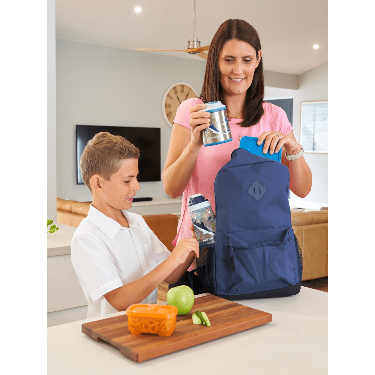 Termos obiadowy stalowy Contigo 300ml - Rekiny