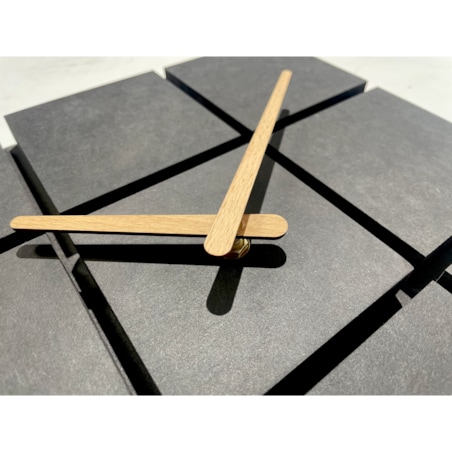 Zegar ścienny drewniany Harmony 30cm czarny