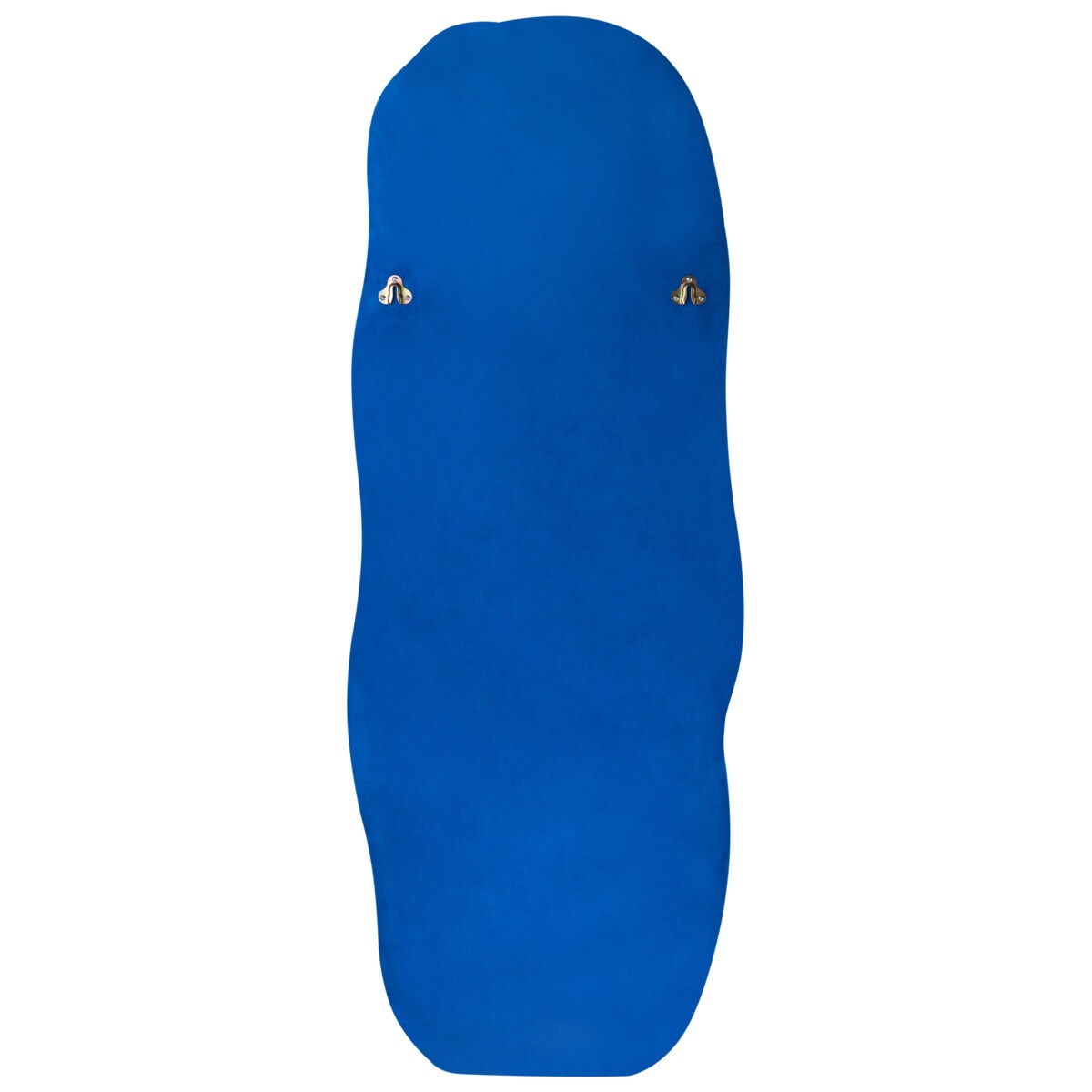 Lustro ścienne BEAUNE 56 cm 160 cm Welur Niebieski