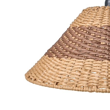 Lampa wisząca BANCAL Papierowa plecionka Naturalny