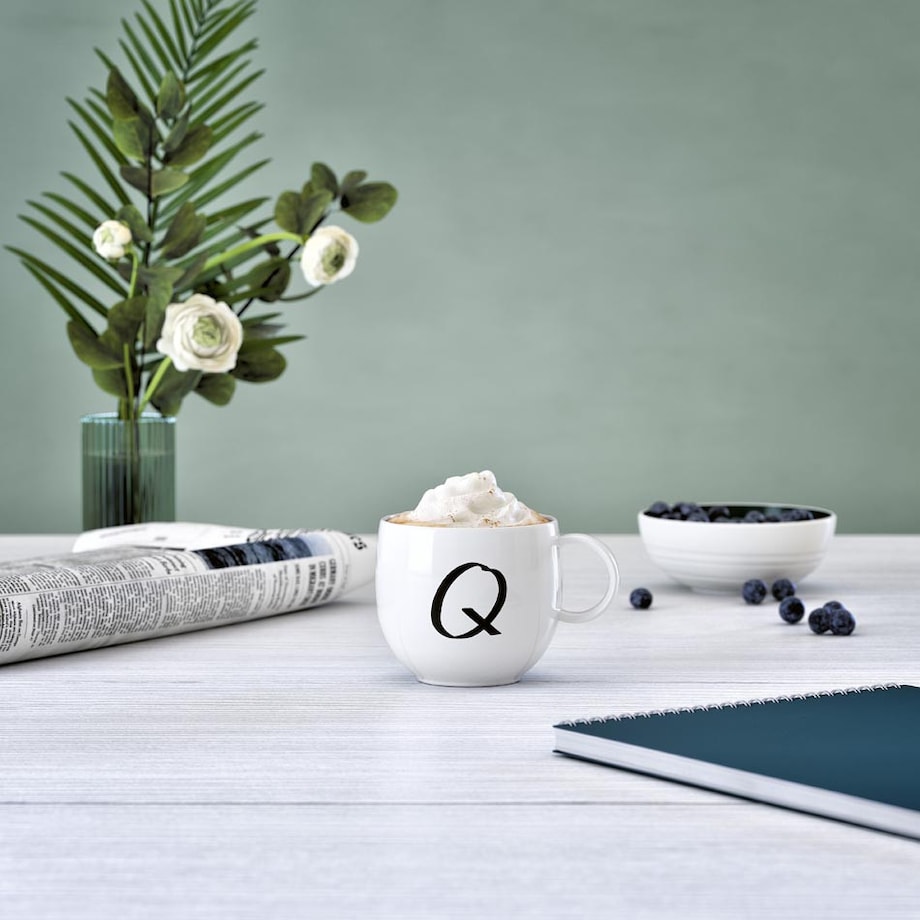 Kubek z literą Q Letters, 300 ml, Villeroy & Boch