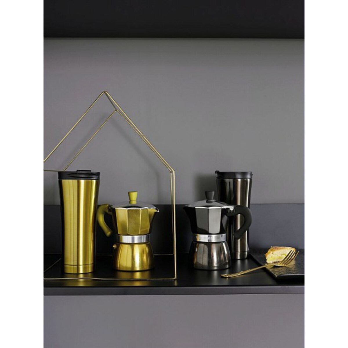 TAKE AWAY KUBEK TERMICZNY CIEMNOSZARY 400 ML