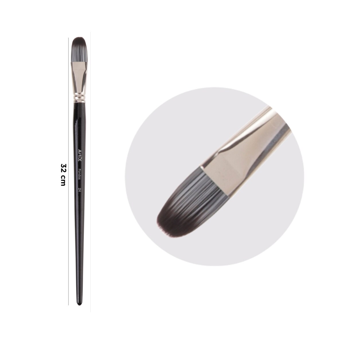 pędzel artystyczny profesjonalny malarski okrągły artix pp298-11 nr. 24