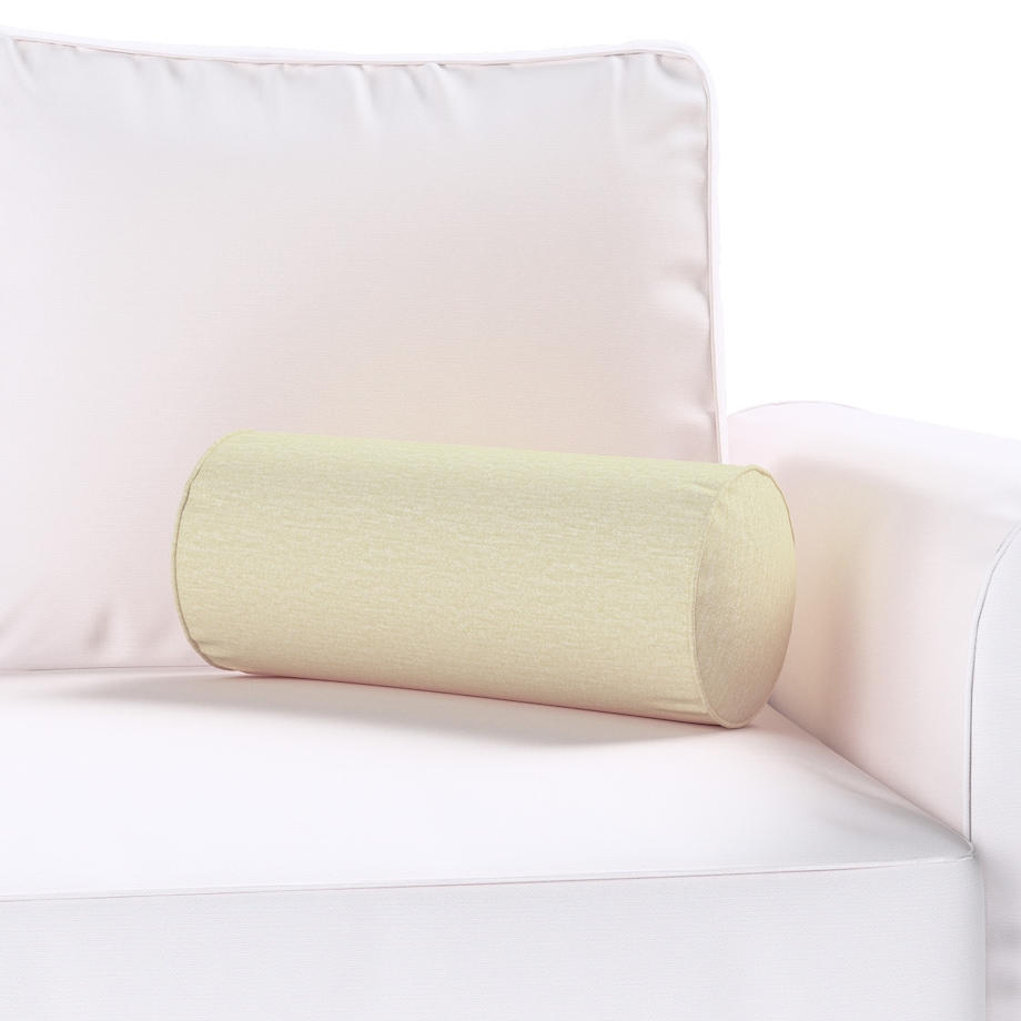 Poduszka wałek prosty, kremowy szenil, Ø16 x 40 cm, Chenille