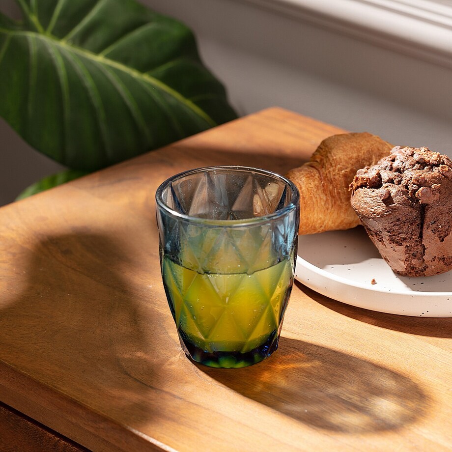 Szklanka Basic Blue, ⌀8 x 10 cm