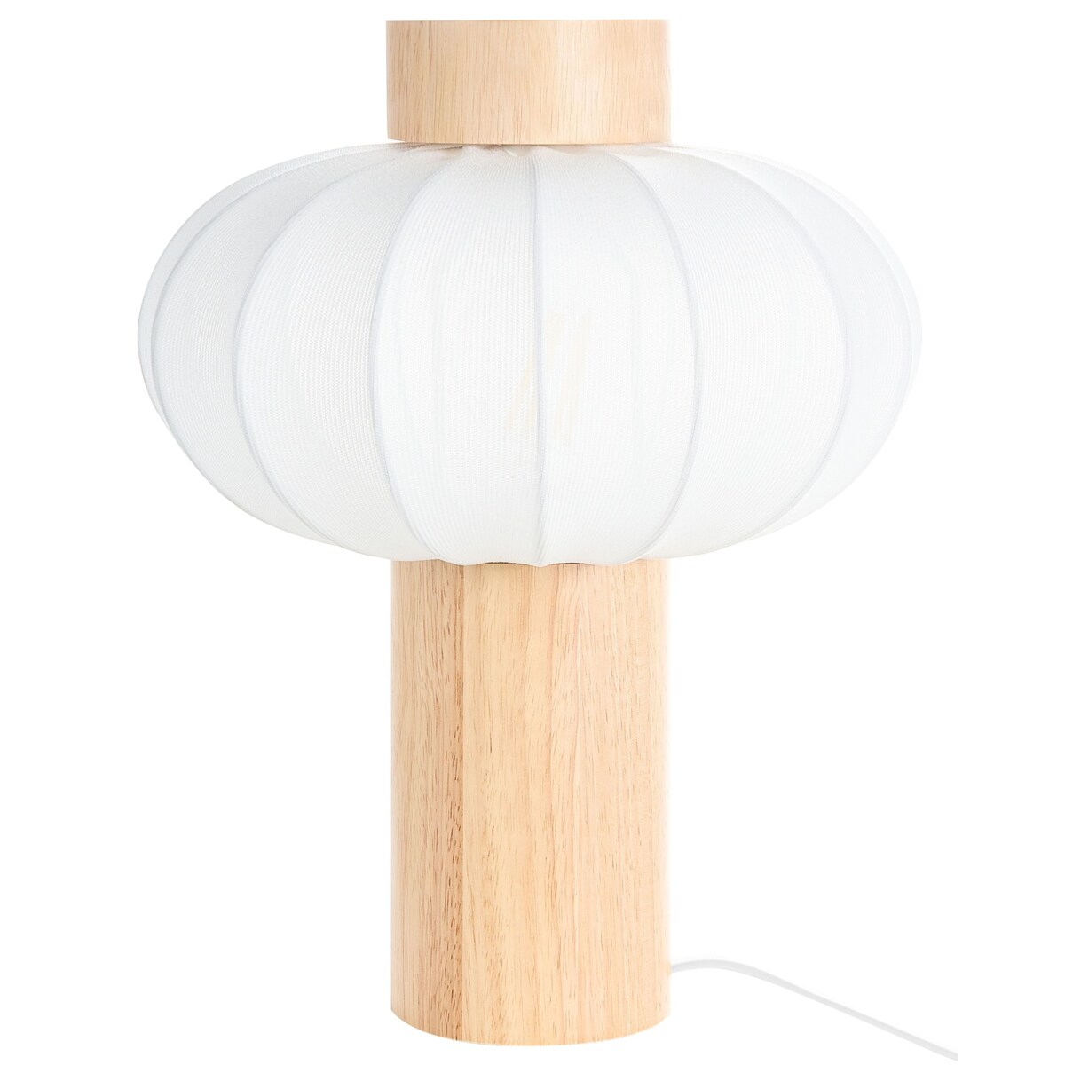 Lampa stołowa ABENS Drewno Jasnobrązowy