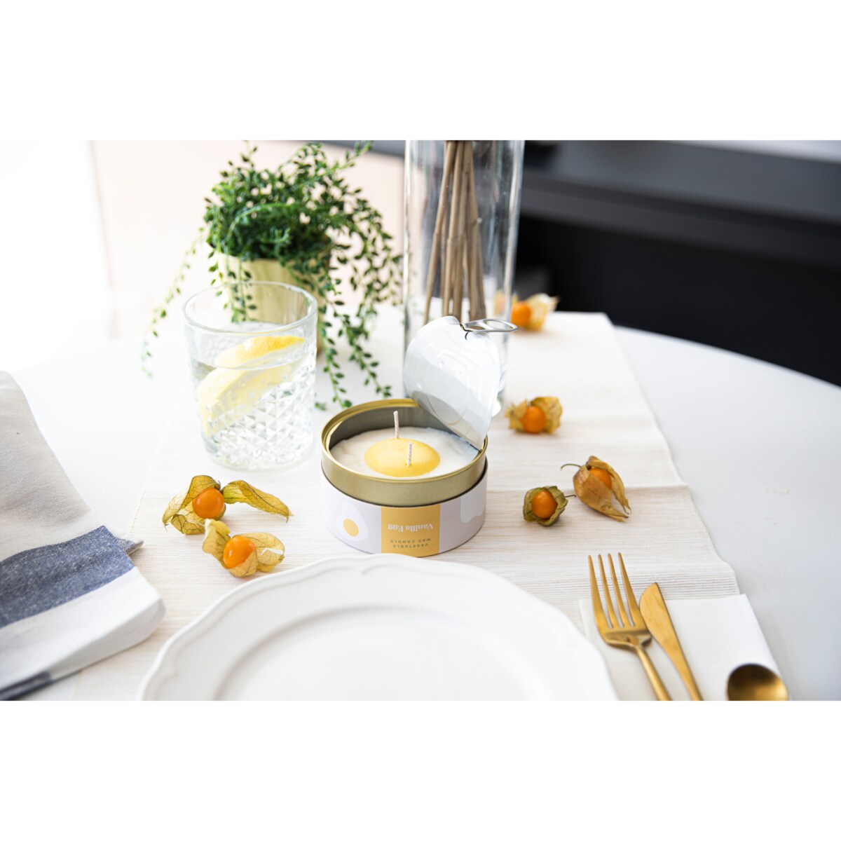 Świeca sojowa - CandleCan - Vanilla Egg