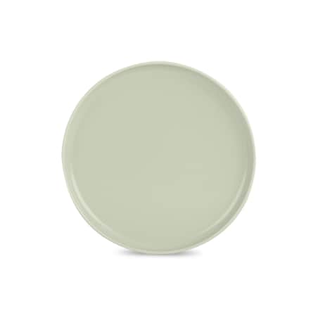 KONSIMO VICTO Zestaw talerzy deserowych dla 6 osób (6 elementów) beżowo-zielono-szary