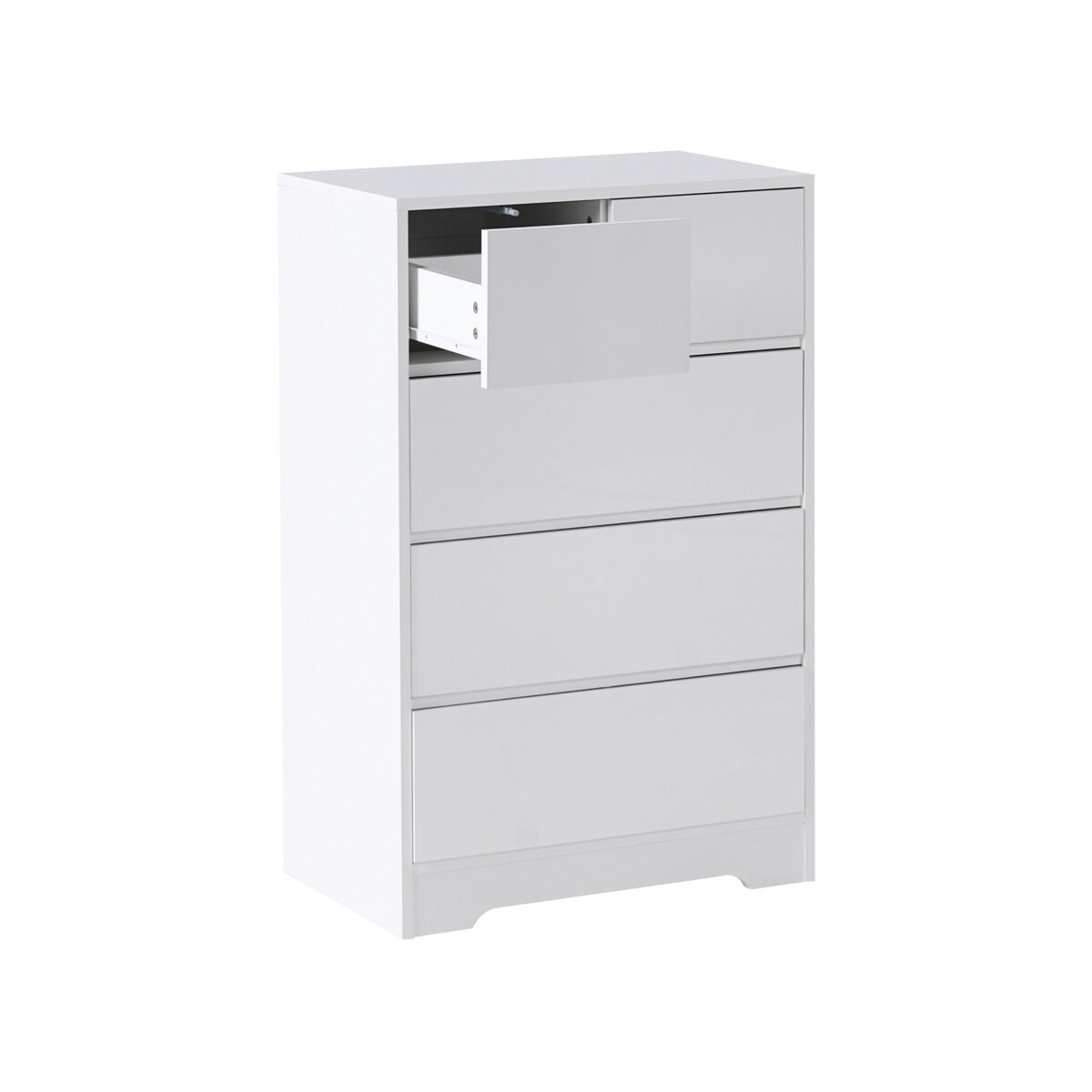 Komoda 5 szuflad ALBERTA Biały