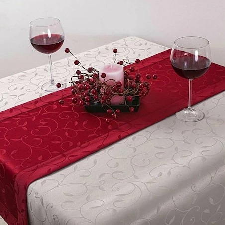 Bieżnik Dafne biały (2000) O5 - 40x200 cm - biały