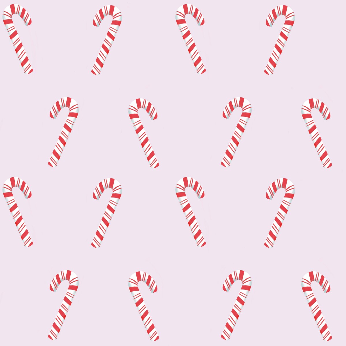 Serwetki świąteczne - Laski cukrowe - róż (2 szt.)