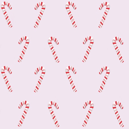 Serwetki świąteczne - Laski cukrowe - róż (2 szt.)