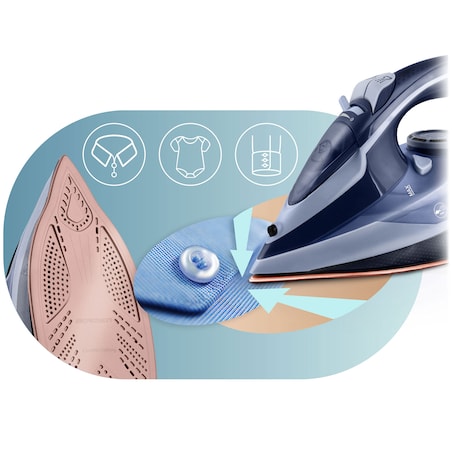 Żelazko parowe 3000W ceramiczna powłoka praca w pionie Berdsen 333001