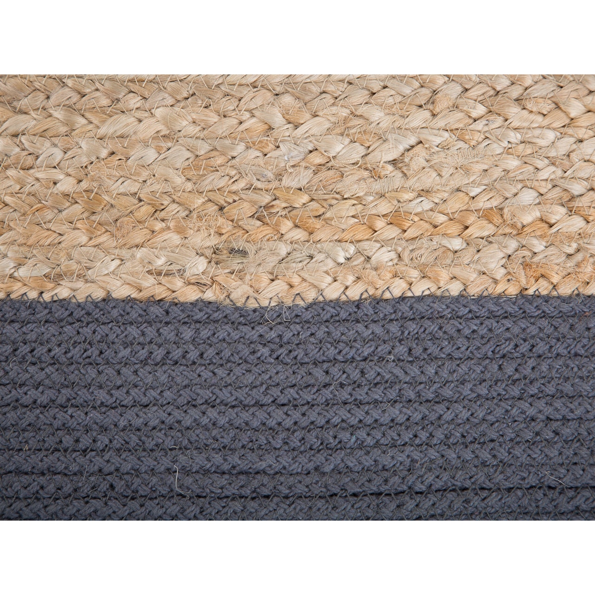 Puf 44 x 44 x 44 cm szary KIRAMA