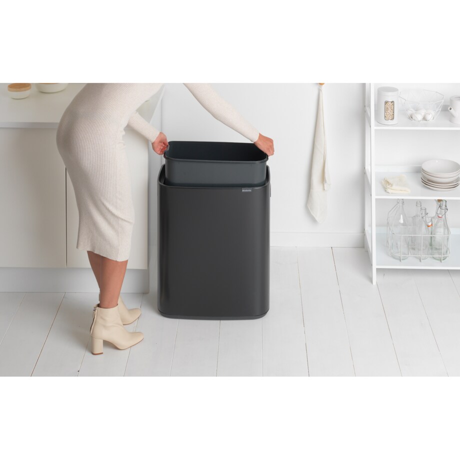 Kosz na śmieci Touch Bin BO 60l czarny mat 223020