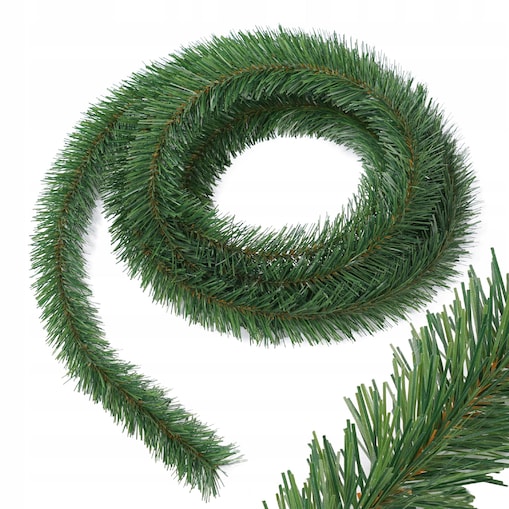 1 x GIRLANDA CHOINKOWA ŚWIĄTECZNA sztuczna 450 cm