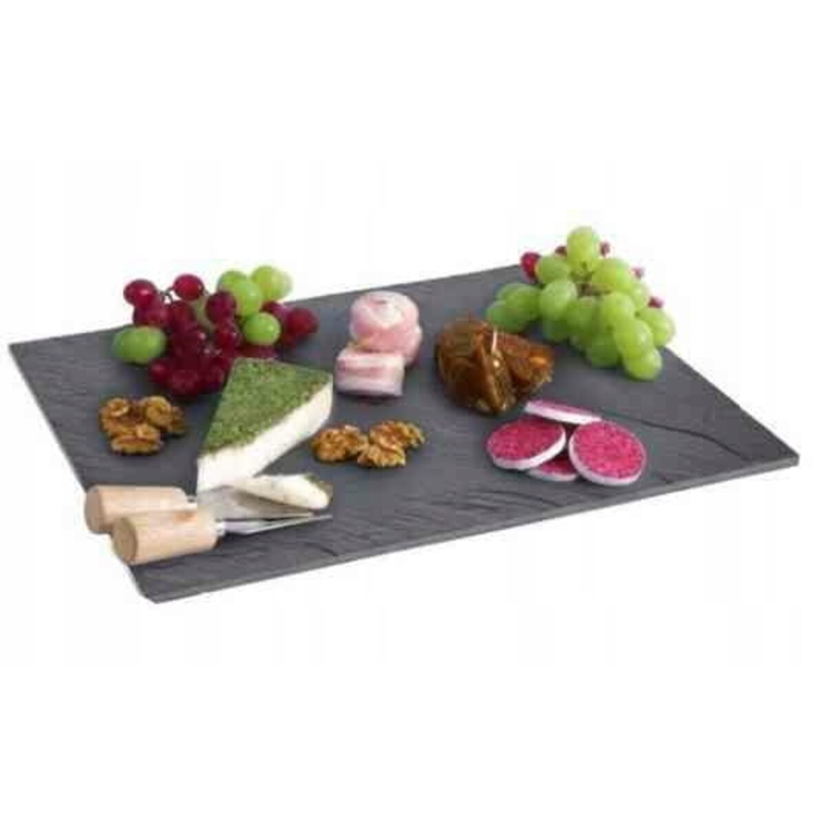 Taca Kamienna Patera talerz do serwowania dań sushi przekąsek serów 20x30 cm