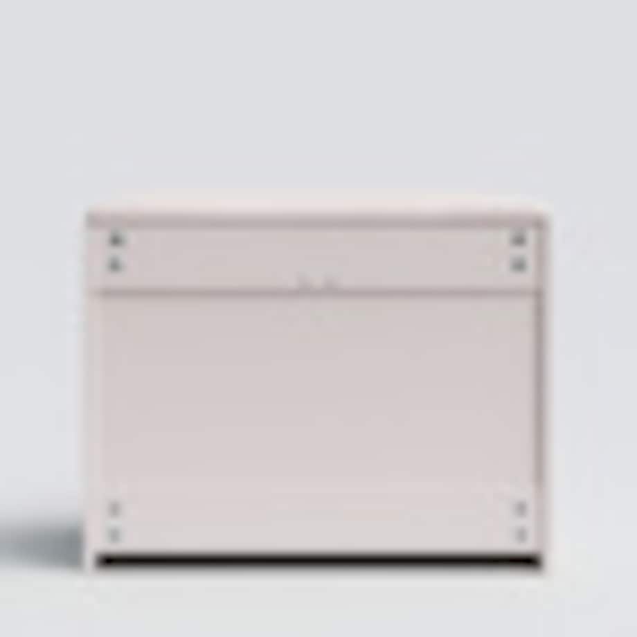 Szafka na buty z siedziskiem i wysuwanymi półkami VAULT, 57 x 30 x 53 cm