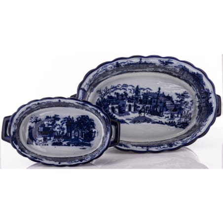 Osłonka 2 szt. ceramiczna 14x49x31 i 9x34x20 cm GHARA-V podłużne