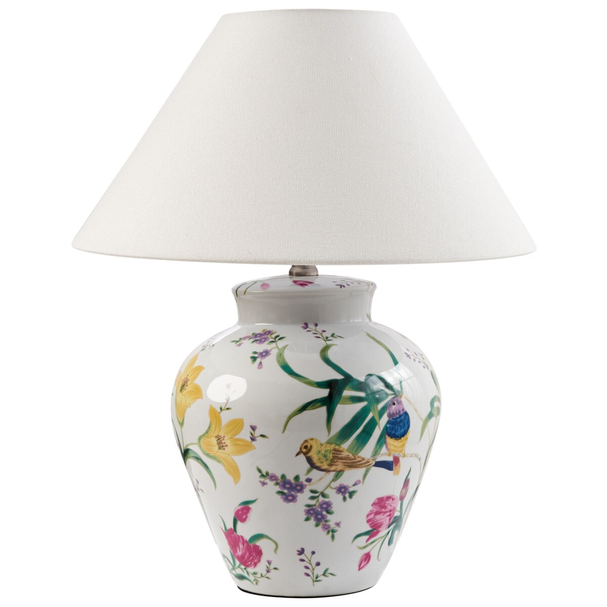 Lampa stołowa DIOGO Porcelana Biały