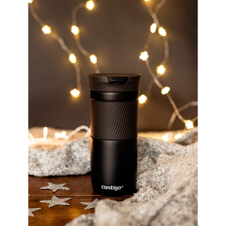 Zestaw kubków termicznych Contigo Byron 470ml - Stainless Steel + Matte Black