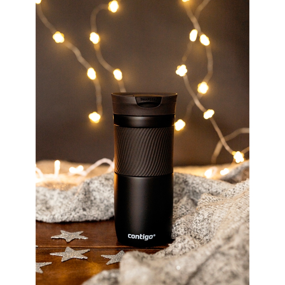 Zestaw kubków termicznych Contigo Byron 470ml - Stainless Steel + Matte Black