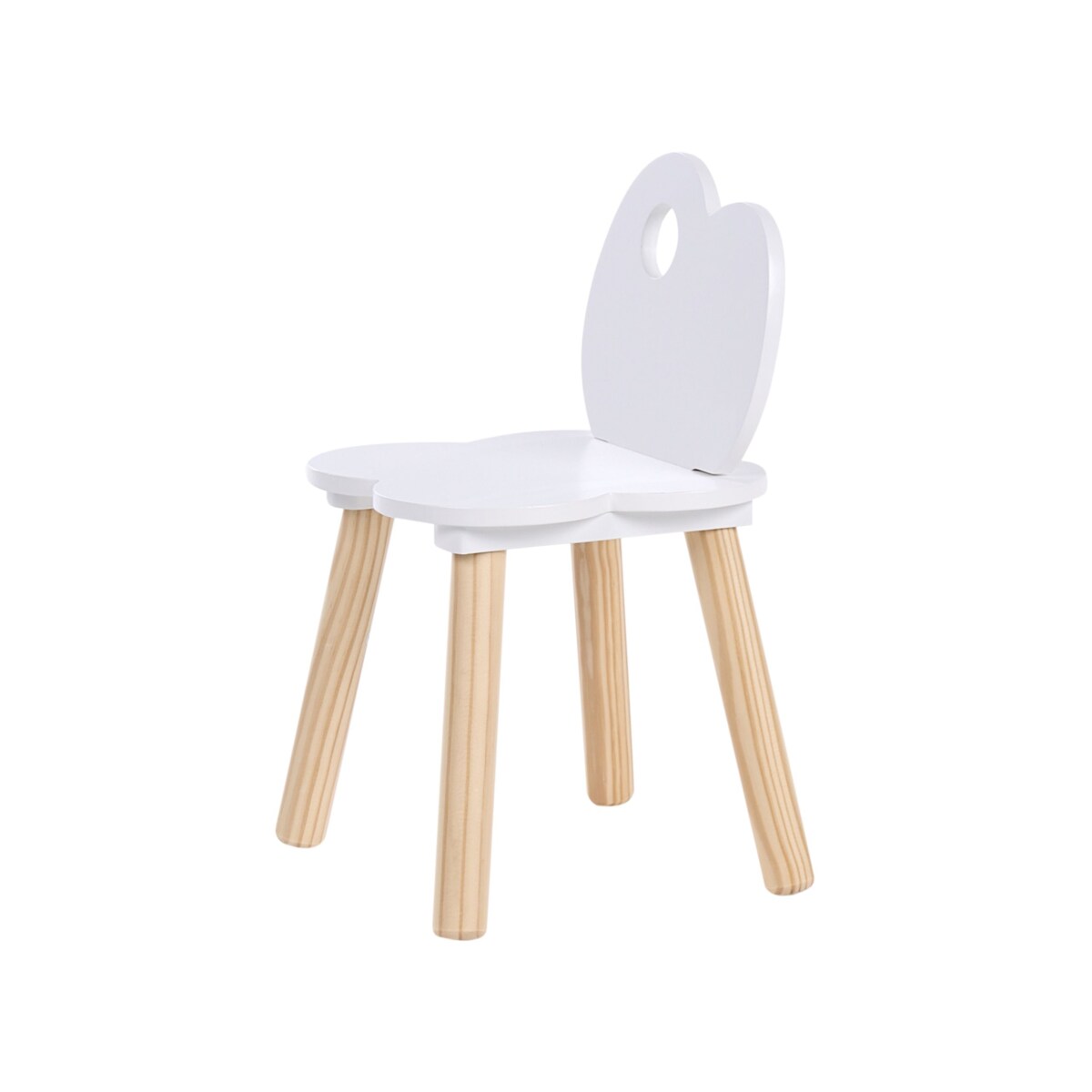 Stolik z krzesełkiem dla dzieci CLOUDY Biały