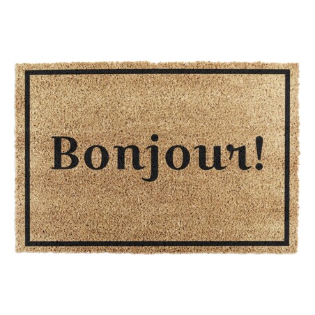 Wycieraczka Bonjour with Border