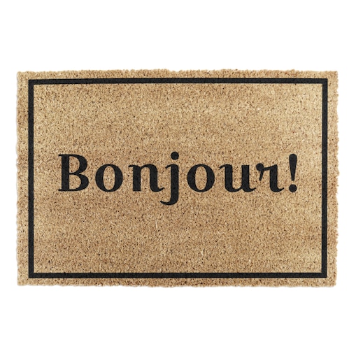 Wycieraczka Bonjour with Border