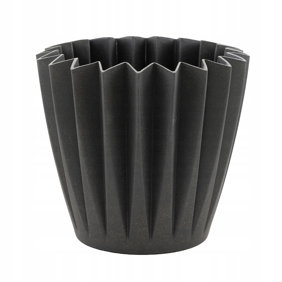 WAZON BAMBUSOWY szary śr. 17cm