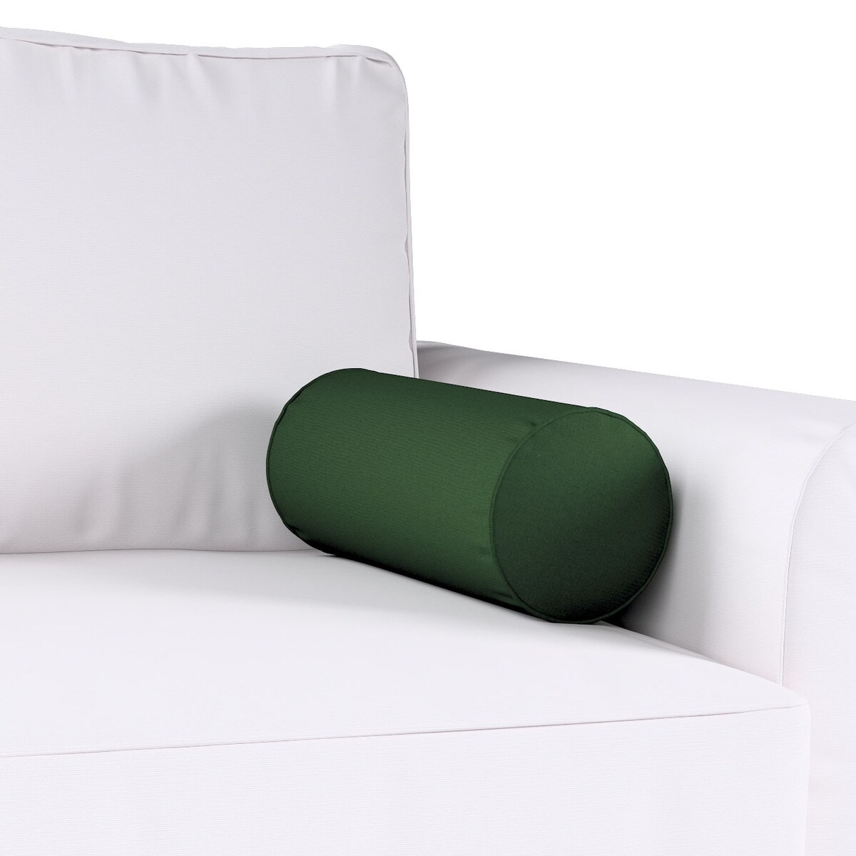 Poduszka wałek prosty, zielony, Ø16 x 40 cm, Quadro