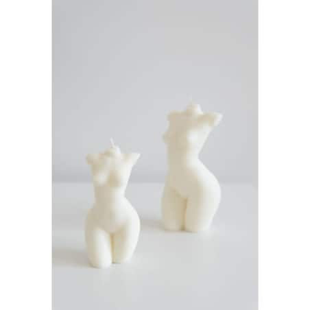 Świeca sojowa ciało kobiety Female II S, 70 g, INSPIRA