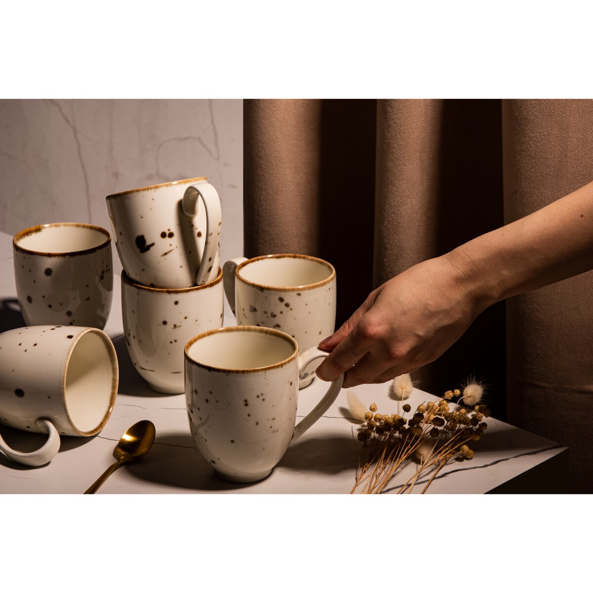 Konsimo ALUMINA Kubek 6szt.