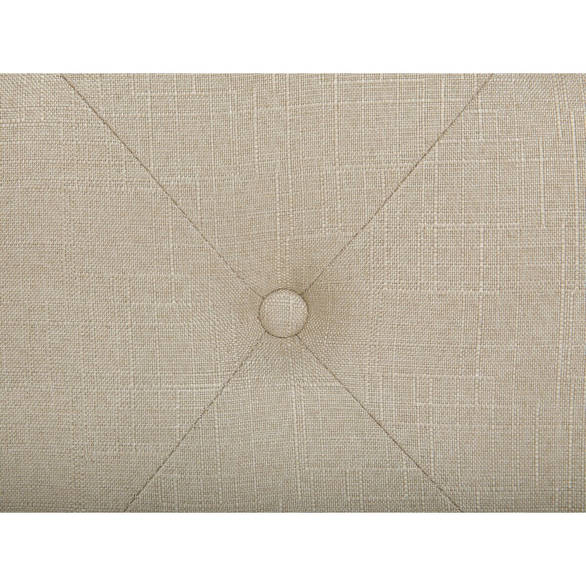 Łóżko tapicerowane 160 x 200 cm beżowe AUREL